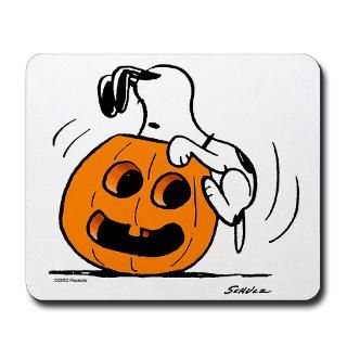 Snoopy Jack O Lantern Mousepad