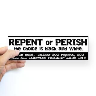 Repent Stickers  Car Bumper Stickers, Decals