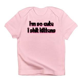 Adult Gifts  Adult T shirts  Kittens Infant T Shirt