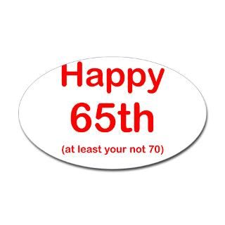 Funny 65th Birthday Rectangle Magnet (100 pack)