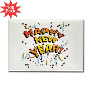 confetti new years eve rectangle magnet 100 pack $ 179 99
