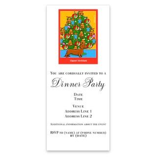 Dachshund Christmas Tree Invitations by Admin_CP2669