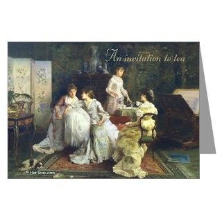 Tea Gifts  Afternoon Tea Greeting Cards  Tea Party Invitations (10