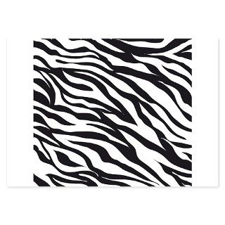 Africa Gifts  Africa Flat Cards  Zebra Animal Print 3.5 x 5 Flat