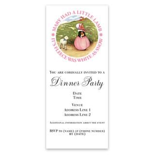 MARY HAD A LITTLE LAMB Invitations by Admin_CP7796332