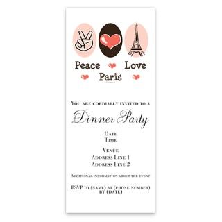 Peace Love Paris Invitations by Admin_CP8437408