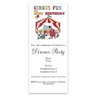 Circus Theme Birthday Invitations  Circus Theme Birthday Invitation