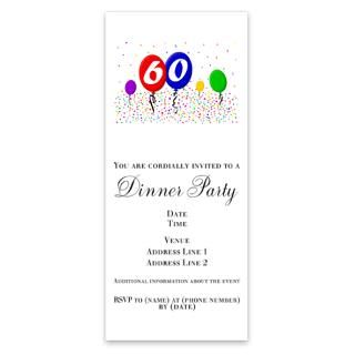 60Th Birthday Party Invitations  60Th Birthday Party Invitation