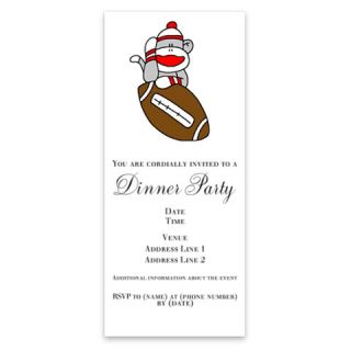 Sock Monkey and Football Invitations by Admin_CP1341350  506921344