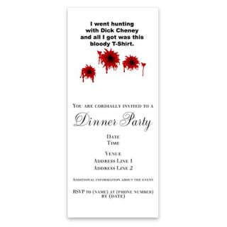 Cheney Bloody Shirt Invitations by Admin_CP1869353  507060599