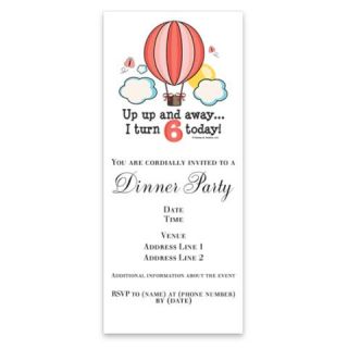 6th Birthday Hot Air Balloon Invitations by Admin_CP8437408  512545188
