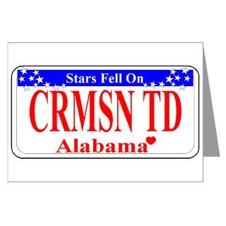 Alabama Crimson Tide Greeting Cards  Buy Alabama Crimson Tide Cards