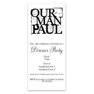 Our Man Paul Invitations by Admin_CP17735215