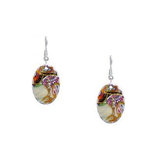 Art Gifts  Art Jewelry  Klimt Earring Oval Charm