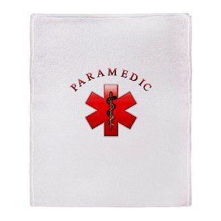 911 Gifts  911 Bedroom  Paramedic(Red) Throw Blanket