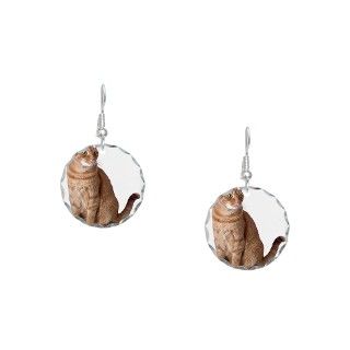 Animal Gifts  Animal Jewelry  British Red Spotted Tabby Earring