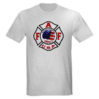 911 Gifts  911 T shirts  AAFF Firefighter Light T Shirt