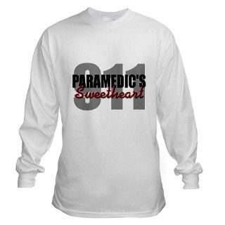 911 Gifts  911 Long Sleeve Ts  911 PARAMEDICS SWEETHEART Long