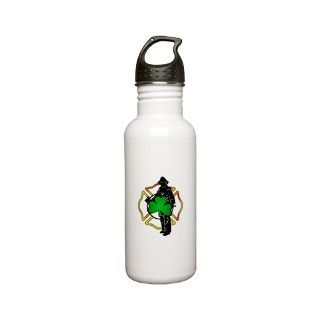 911 Gifts  911 Drinkware  Irish Fire Symbols Stainless Water Bottle