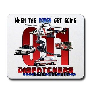 911 Gifts  911 Home Office  Dispatchers lead the way Mousepad