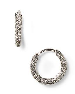 Nadri Small Pavé Huggie Hoop Earrings