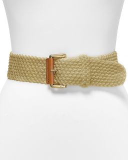 Lauren By Ralph Lauren Belt   Nylon Cord Belt with End Bar Buckle