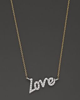 Meira T Diamond Love Necklace, .11 ct. t.w.