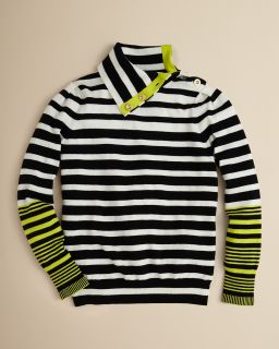 Juicy Couture Girls Mixed Stripe Shirt   Sizes 6 14