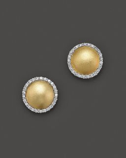 Meira T 14 Kt. Yellow Gold/Diamond Stud Earrings