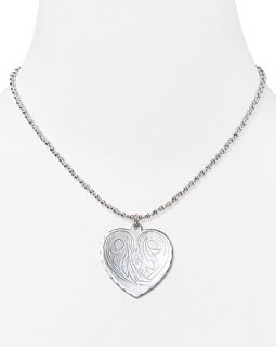 Ball Chain with Vintage Love Heart Necklace, 16