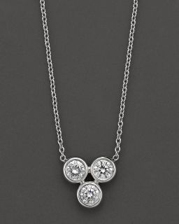 Roberto Coin 18 Kt. White Gold Diamond Necklace, 18