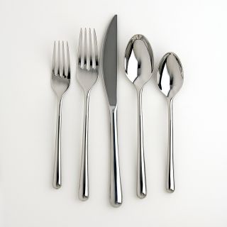 Silversmiths Samantha Mirror 20 Piece Flatware Set