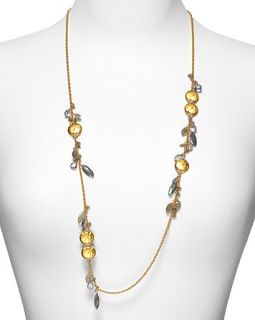 Bittar Golden Silk Labradorite Cluster Necklace, 32