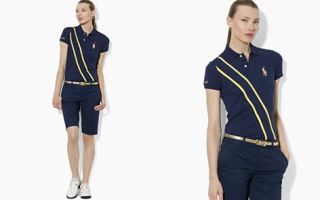 Ralph Lauren Golf Refined Stretch Mesh Short Sleeve Blair Polo Shirt