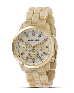 Kors Faux Horn Chronograph Bracelet Watch, 40 mm