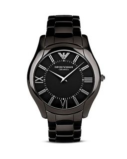 Emporio Armani Large Black Ceramic Watch, 43 mm