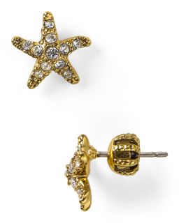 starfish stud earrings price $ 38 00 color gold quantity 1 2 3 4 5 6