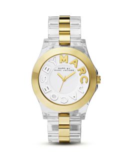 MARC BY MARC JACOBS Rivera Two Tone Logo Watch, 40mm