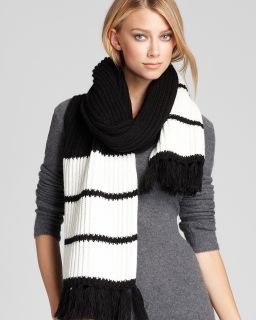 stripe scarf orig $ 88 00 sale $ 44 00 pricing policy color black with