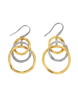 Marco Bicego Diamond Jaipur Link Drop Earrings