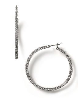 large pave hoop earrings $ 64 00 color silver quantity 1 2 3 4 5 6 in