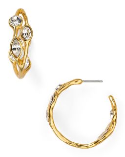hoop earrings price $ 60 00 color gold crystal quantity 1 2 3 4 5 6