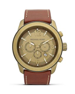 Michael Kors Mens Kors Bronze Runway Watch, 51mm