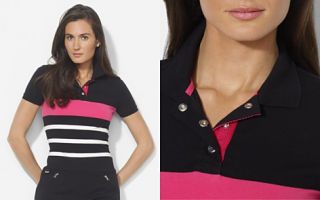 Lauren Ralph Lauren Short Sleeve Stripe Polo Shirt_2