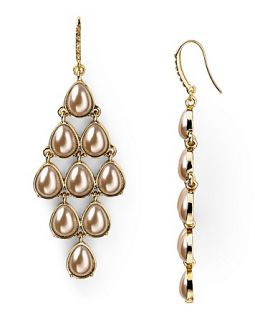 carolee waterfall chandelier earrings price $ 65 00 color gold