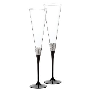 toasting flute pair price $ 75 00 color silver and black quantity 1 2