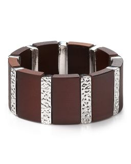 stretch bracelet price $ 68 00 color argento brown wood quantity 1 2 3