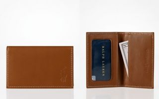 Polo Ralph Lauren Burnished Leather Slim ID Card Case_2