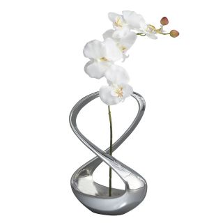Nambé Infinity Silk Orchid Vase