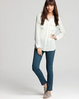 AG Adriano Goldschmied Button Up Tunic with pockets and The Stilt